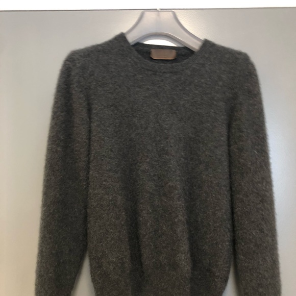 Altea Crew Neck Cashmere Sweater Dark Grey - Picture 2 of 5